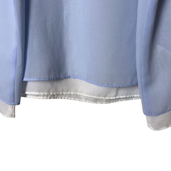 BR Sheer,chiffon,layered blouse,MP ,fairy,whimsical,sleeveless,dainty,loose - Picture 9 of 14